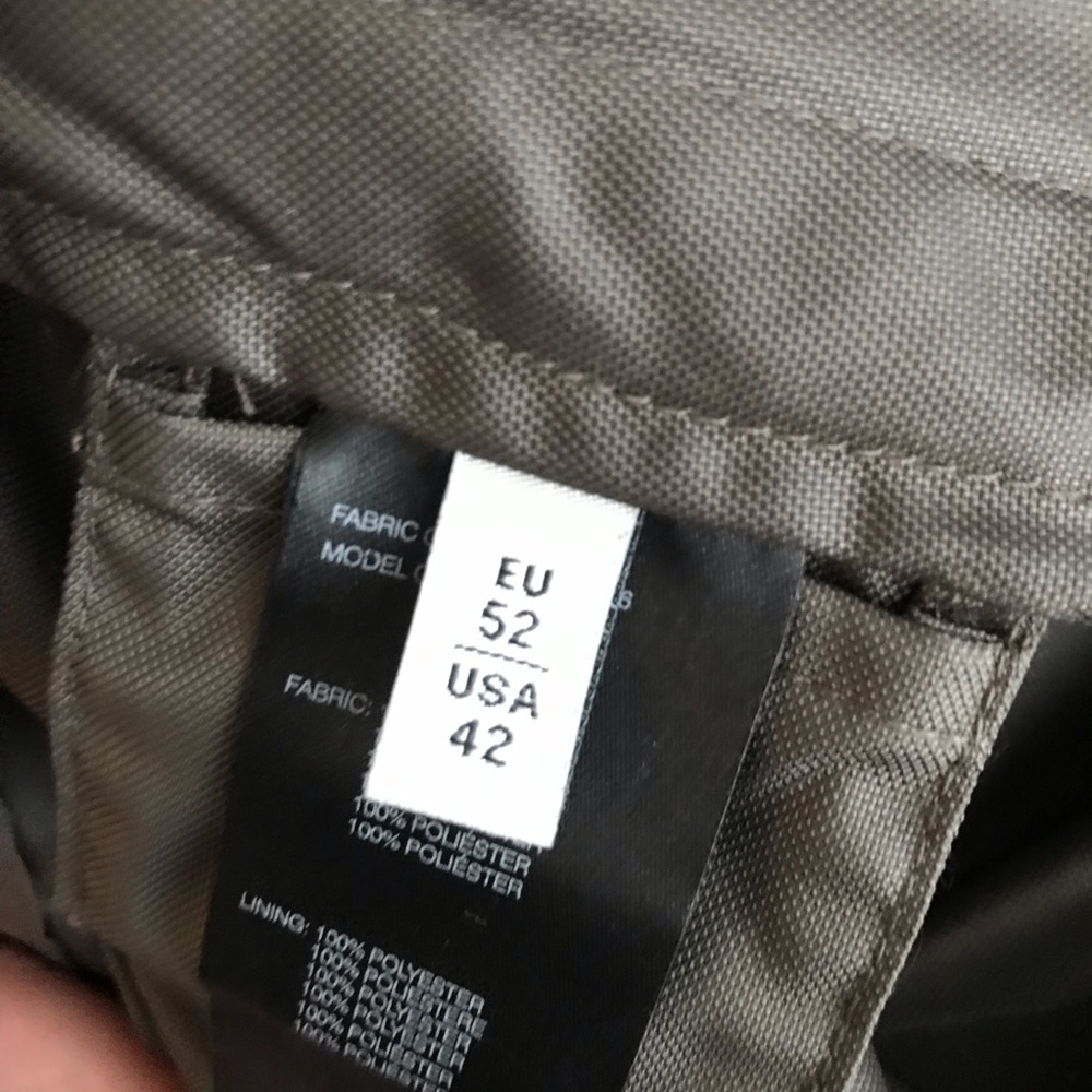 Armani Collezioni Rain Coat 42 brown green jacket - Picture 11 of 15